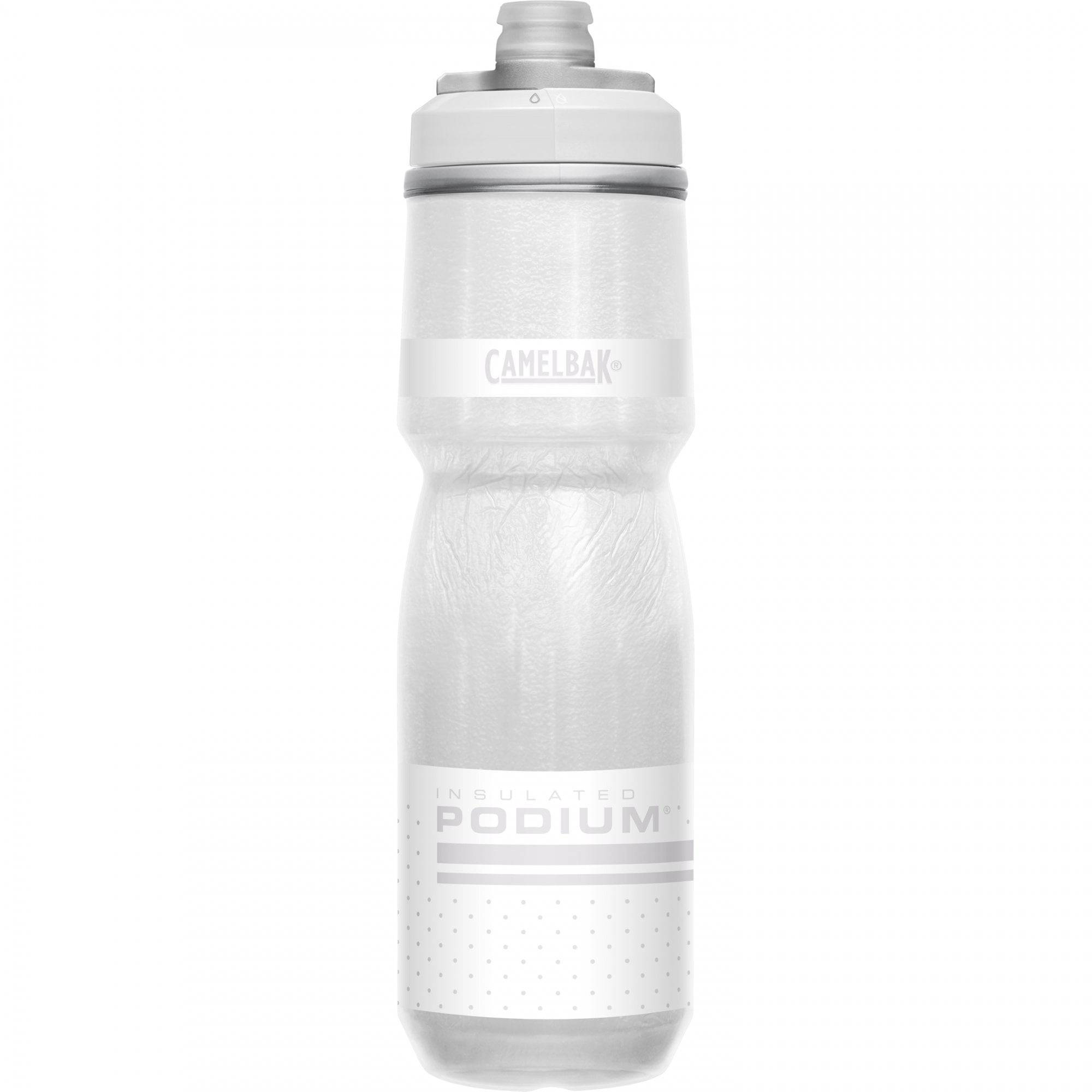 CamelBak Podium Chill 700ml insulated water bottle for cycling, featuring a leak-proof cap and cold hydration capabilities.