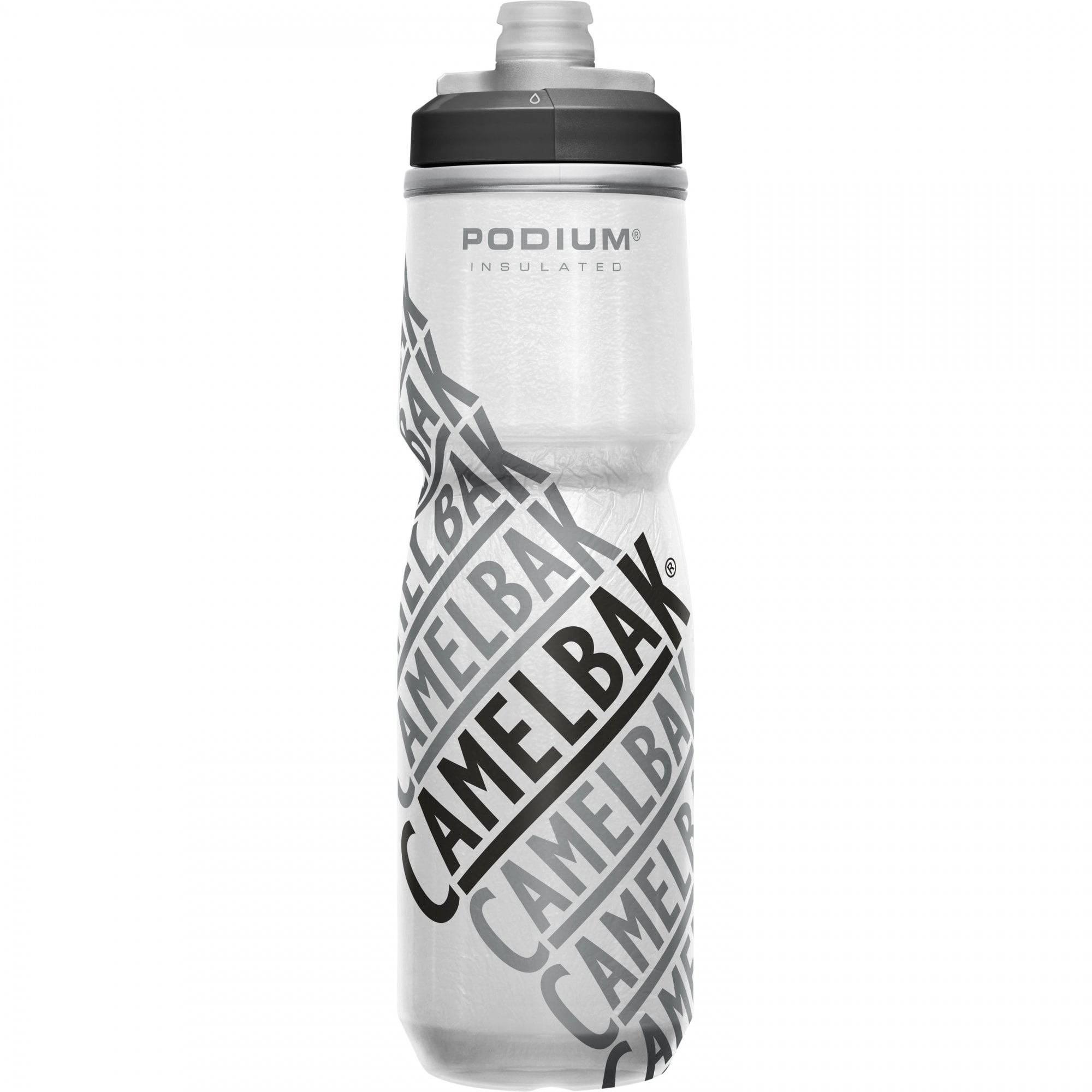 CamelBak Podium Chill insulated 700ml cycling bottle with a leak-proof design and ergonomic grip for cold hydration.