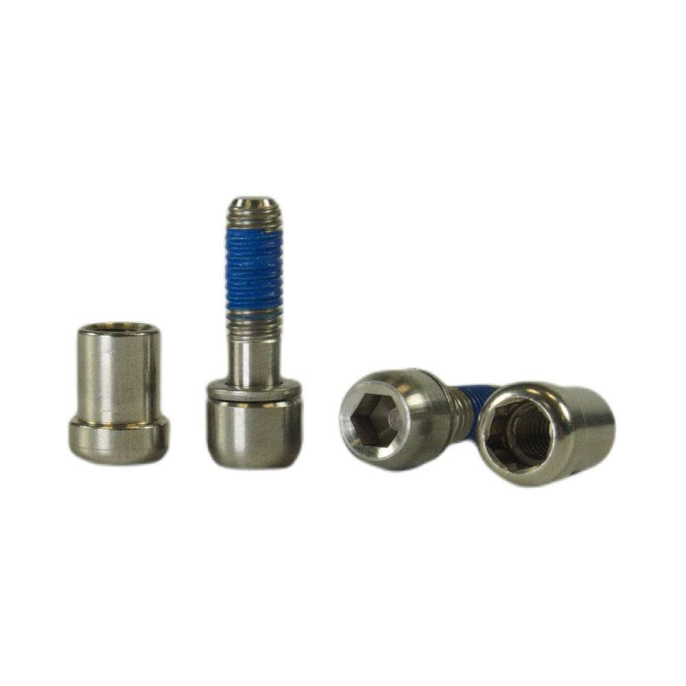 Vision Metron 5D bike stem hardware kit with titanium bolts and nuts, designed for secure and lightweight bike stem assembly.