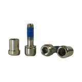Vision Metron 5D bike stem hardware kit with titanium bolts and nuts, designed for secure and lightweight bike stem assembly.