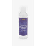 Morgan Blue hand sanitizer 200ml with 70% alcohol antimicrobial gel, shown in a clear bottle with a flip cap.