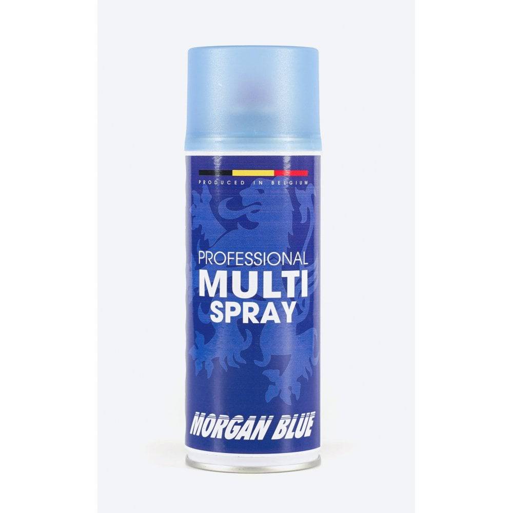 Morgan Blue Multispray anti-corrosion oil aerosol, 400cc, rust preventive lubricant, workshop use, in a spray can.