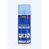 Morgan Blue Protector Aerosol spray for waterproofing sport shoes and bike clothing, shown in a 400cc aerosol can.