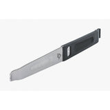 Hutchinson bicycle tyre lever with plastic-coated back for wheel protection, ideal for workshop use, black and ergonomic design.