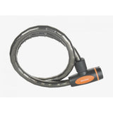 Master Lock armoured cable key lock with four keys, 18mm diameter, 1m length, anti-pick cylinder, durable security accessory.