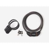 Master Lock 8130 cable key lock with 10mm diameter, 1.8m length, anti-pick disc cylinder, accessories for security.