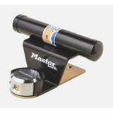 Master Lock Garage Door Security Kit 1488 with hardened steel padlock and vinyl bar for added security and protection