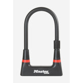Master Lock U-Lock 8279 in hardened steel with carrier bracket, 10x21cm bike lock accessory for secure cycling security