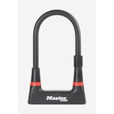Master Lock U-Lock 8279 in hardened steel with carrier bracket, 10x21cm bike lock accessory for secure cycling security
