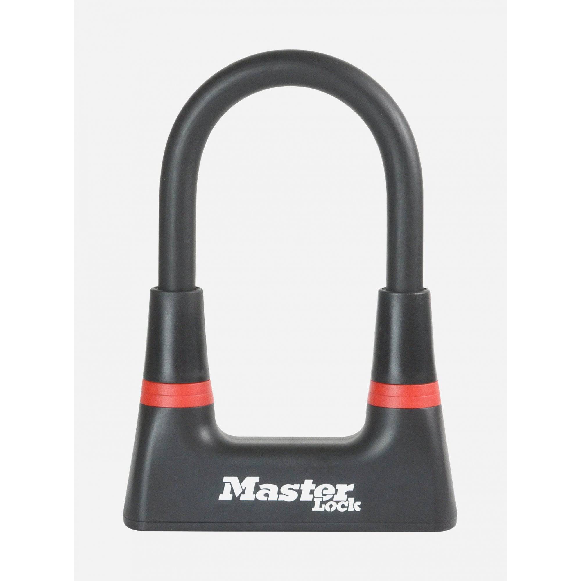 Master Lock 8278EURDPRO Mini U-Lock for bicycles, 8x16cm security lock with disc key mechanism, durable bike lock accessory.