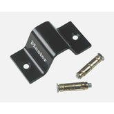 Master Lock floor anchor with high-security screws, 50x50mm, for securing bikes and equipment effectively.