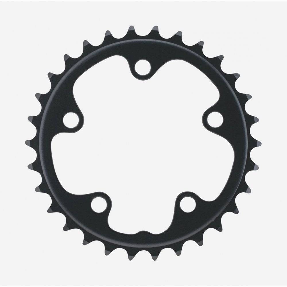 FSA Tempo Road chainring, 2x11 speed, 80 BCD, 30T, black, 5-hole compatible for road bike components