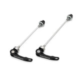Vision Alloy QR-25 skewer set for road bike wheels, black finish, compatible with 112/146mm axles, high-quality bike components