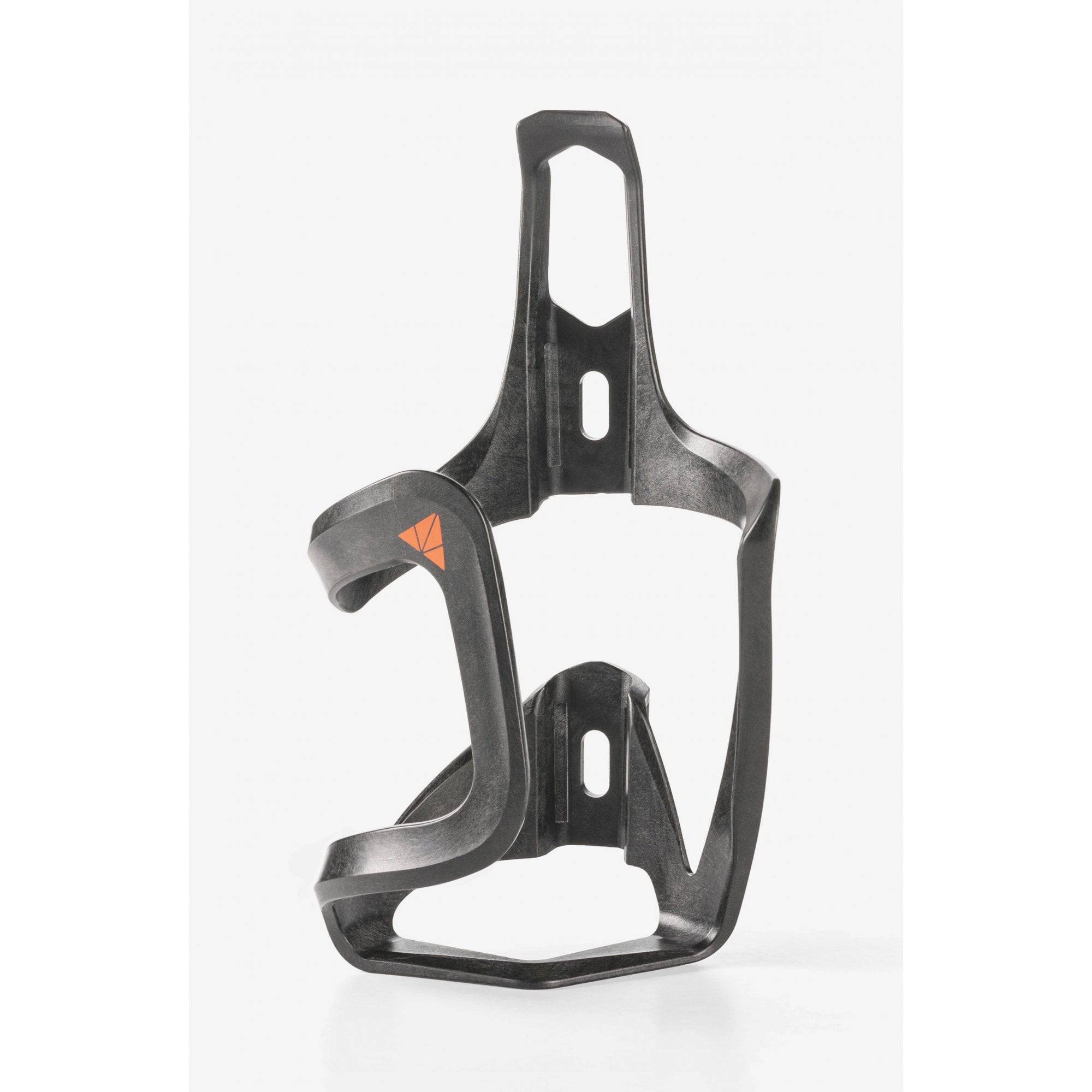 Granite AUX Carbon side loading bike water bottle cage, lightweight accessory, mounted on a bike frame for easy bottle access.
