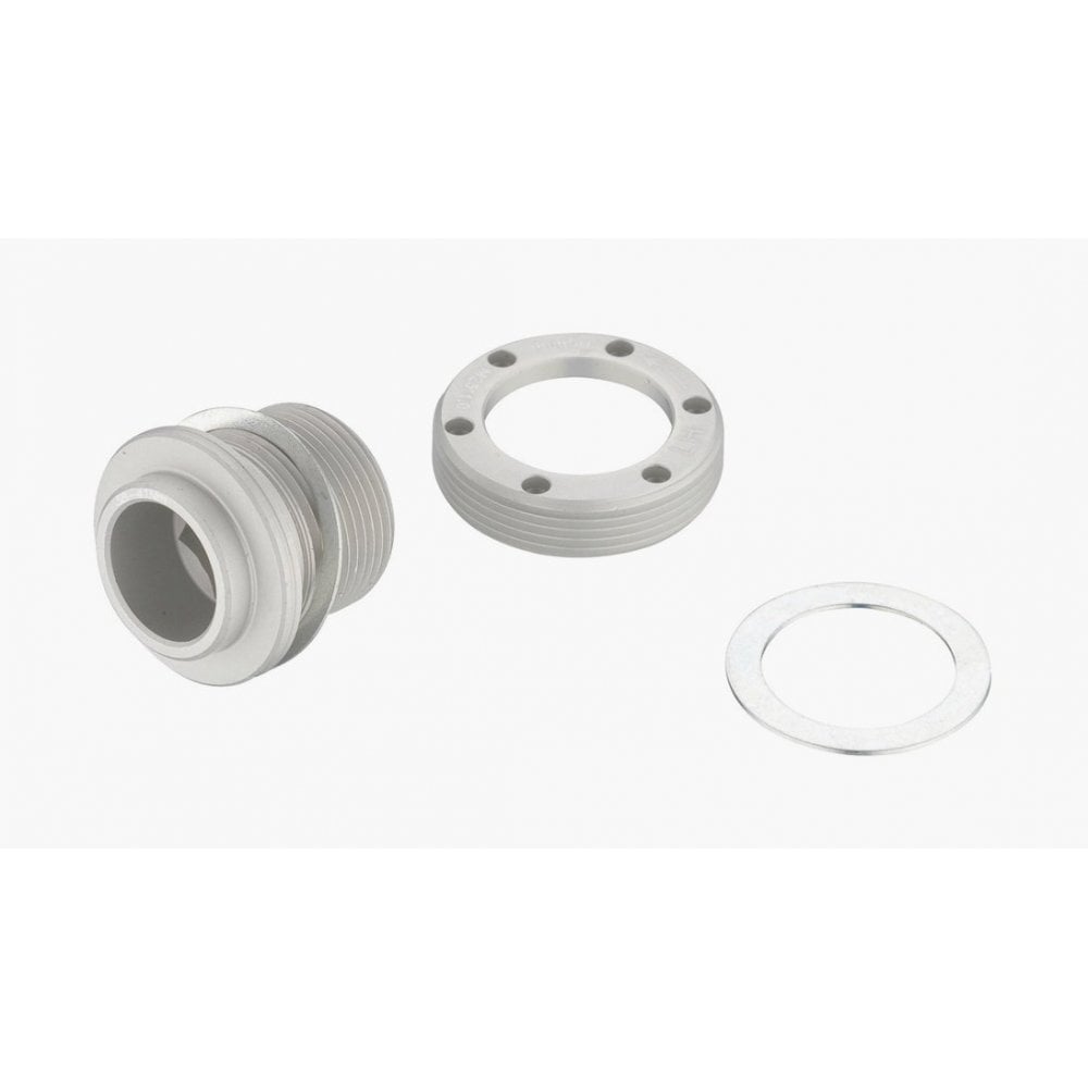 FSA BB30 Crank Bolt QR-9B 25mm for BB30 cranksets, showing the silver replacement component on a white background.