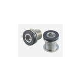 Pair of FSA Steel Crank Bolts for ISIS Splined Bike Cranksets, durable metal fasteners for bicycle crank assembly.