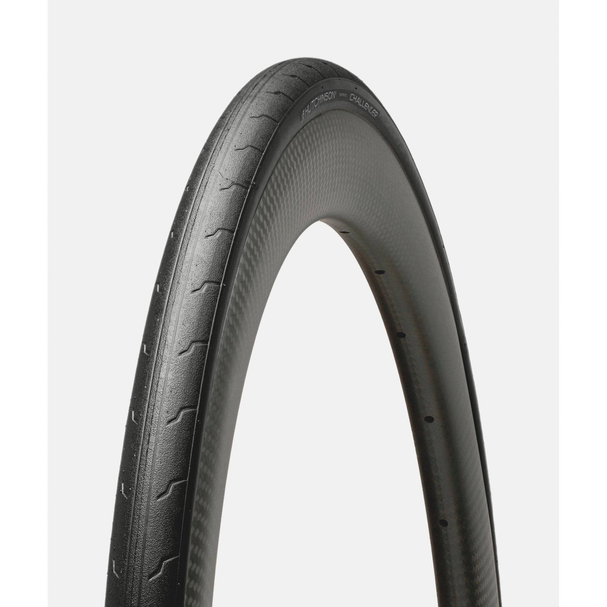 Hutchinson Challenger Road Tyre 700x30 black folding bead with puncture-resistant tread for road cycling.