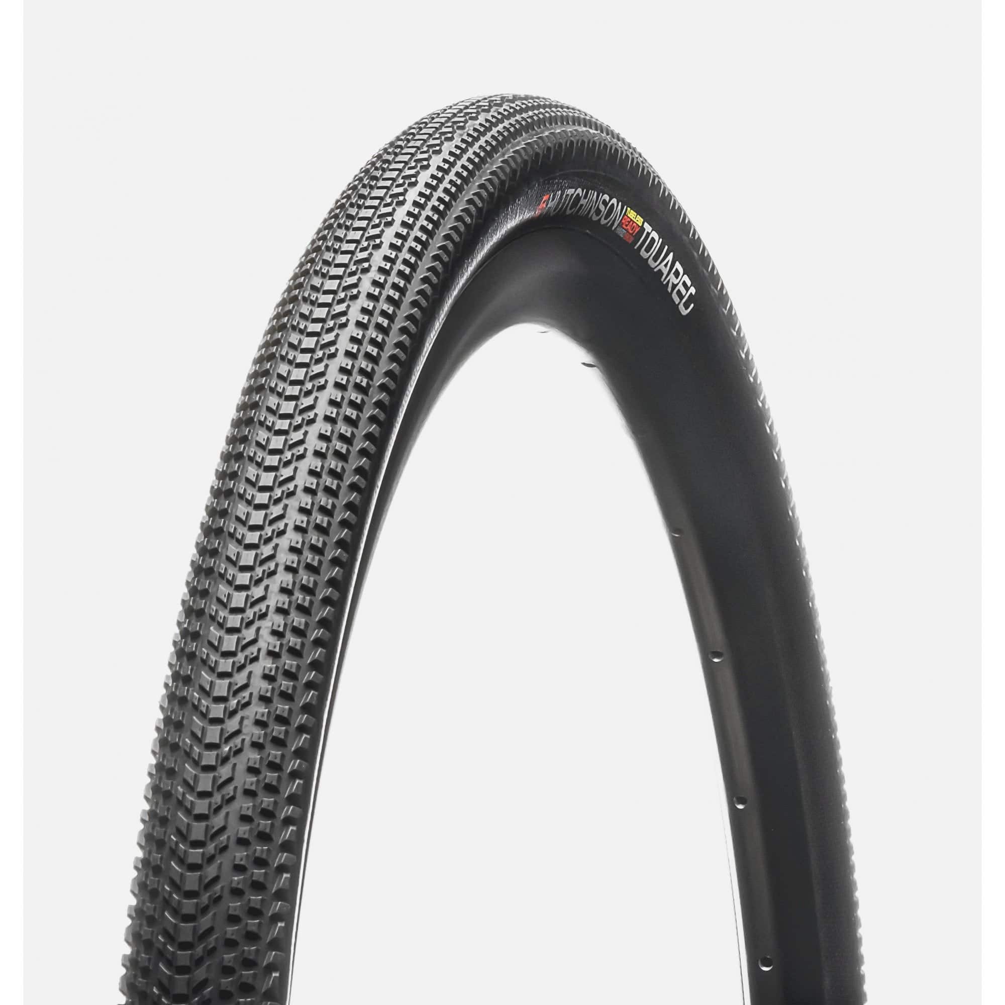 Hutchinson Touareg FR Gravel tyre 650x47 with tubeless-ready black rubber for gravel cycling bikes.