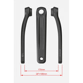 FSA Ebike chainset CK-320 Bosch black MTB crankset with 27.5mm spindle and 160mm crank arms, component for e-bike bicycles.