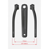 FSA Ebike chainset CK-320 Bosch black MTB crankset with 27.5mm spindle and 160mm crank arms, component for e-bike bicycles.