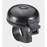 BBB BBB-18 E Sound Bike Bell in matte black, loud 88dB aluminum bell designed for e-bikes and cycling accessories
