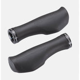 BBB BHG-71 ErgoFix black ergonomic bike grips with 132mm length and gel palm support for enhanced comfort during rides.