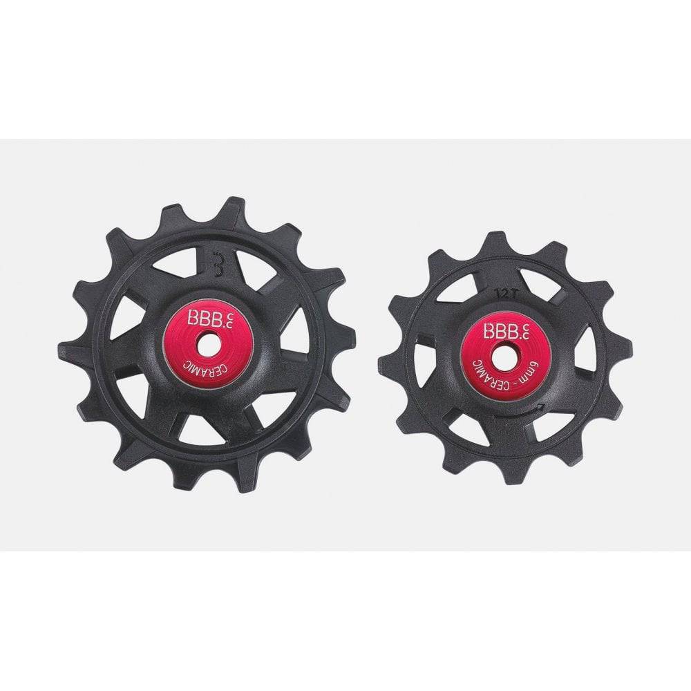 BBB BDP-17 RollerBoys Ceramic SRAM 12-Speed Jockey Wheels with 12 and 14T for bike component upgrade