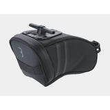 BBB BSB-13 CurvePack large saddle bag with LED light mount and reflective stripes, designed for cycling accessories.