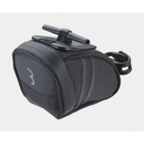 BBB BSB-13 CurvePack Reflect Saddle Bag small with T-buckle mounting system for bike accessories, featuring reflective details and compact design.