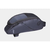 BBB BSB-17 FuelPack top tube bag with transparent cover and reflective graphics for bike accessories.