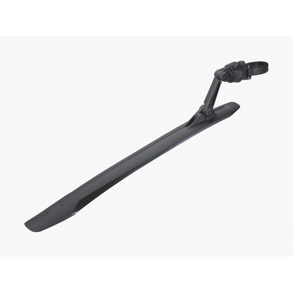 BBB BFD-51 GravelCatcher rear fender with RingFix Aero quick release system, designed for mountain bike gravel protection.