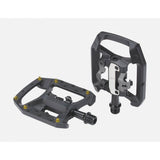 Black BBB BPD-62 DualChoice MTB pedals with clipless SPD and flat trail pedal design for mountain biking.