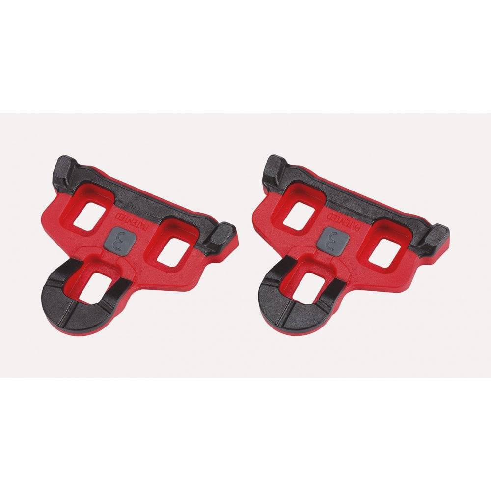 BBB BPD-06A PowerClip SPD-SL cleats with 6° float and anti-slip surface for cycling shoes, component for clipless pedal systems.