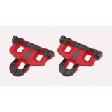BBB BPD-06A PowerClip SPD-SL cleats with 6° float and anti-slip surface for cycling shoes, component for clipless pedal systems.