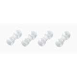 BBB BCB-98 CableConnect white frame protectors for bike cables, set of 4, durable cable accessories for bicycle protection.