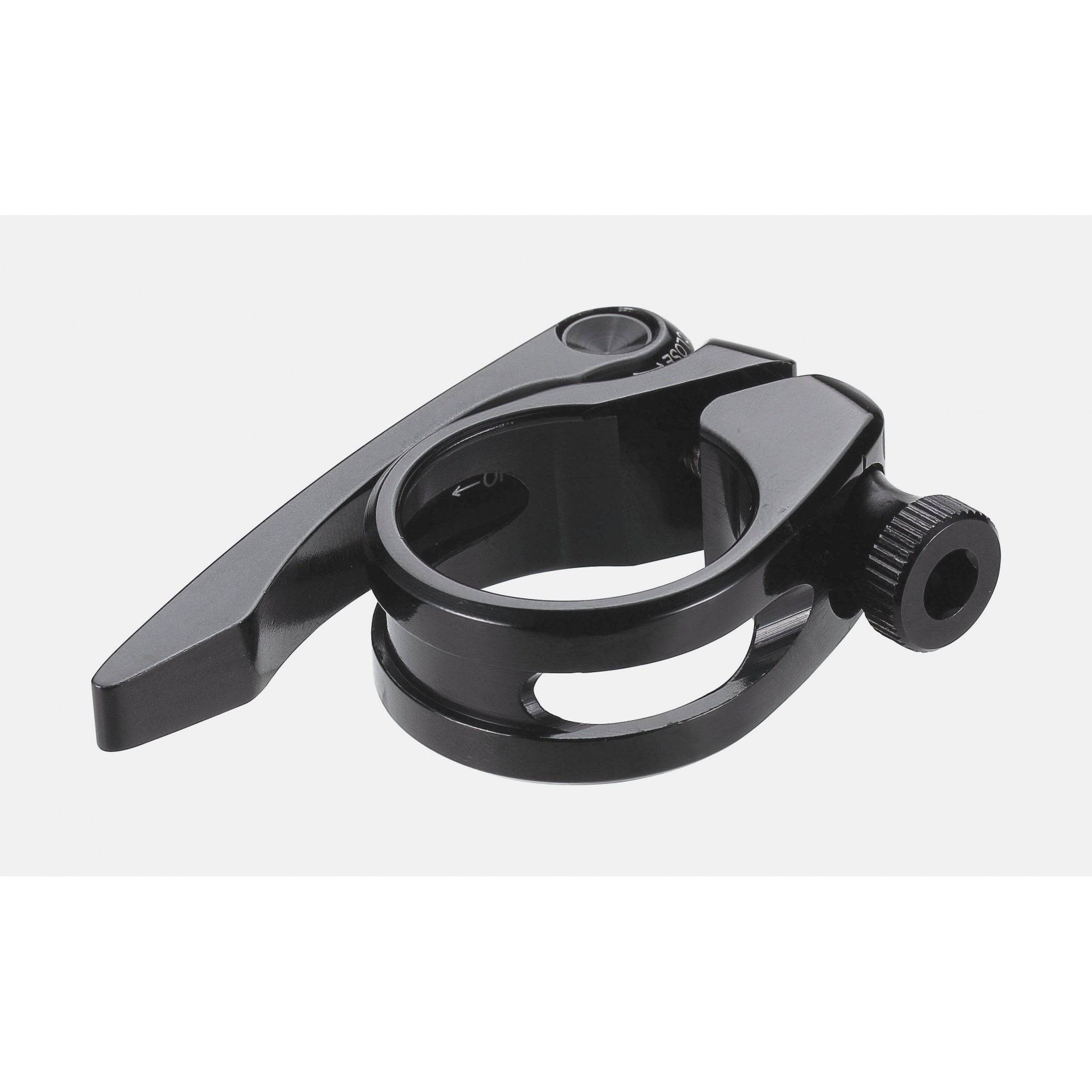 BBB BSP-86 LightLever seat clamp for 28.6mm carbon and aluminum seatposts, featuring CNC quick-lift design.