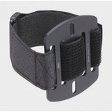 BBB BBC-112 StrapPlate mounting bracket for AdaptRail and bottle cage mounts, shown attached to a bicycle frame.