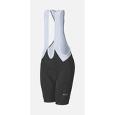 BBB GirlTech women's bib shorts BBW-216 with premium performance padding, showing a close-up of the black cycling shorts.