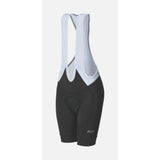BBB GirlTech women's bib shorts BBW-216 with premium performance padding, showing a close-up of the black cycling shorts.
