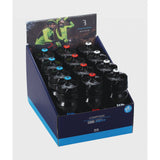 BBB BWB-01D CompTank 550ml bottle with SoftLock valve, leak-proof hydration bottle, shown in display box with 12 units