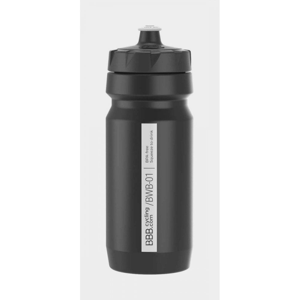 BBB CompTank 550ml water bottle with leak-proof SoftLock valve, BPA-free, designed for outdoor and sports accessories.