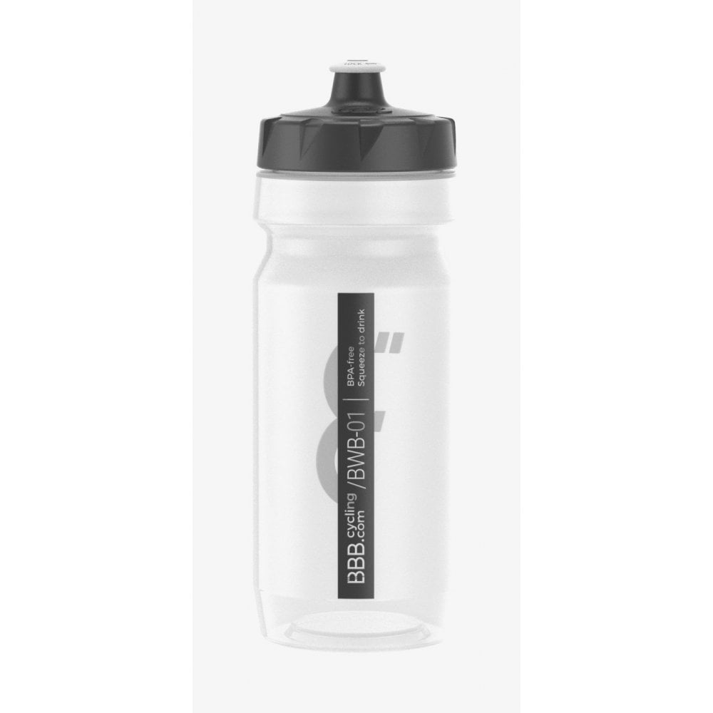BBB CompTank 550ml BPA-free water bottle with leak-proof SoftLock valve, designed for active hydration and outdoor use.
