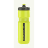 BBB CompTank XL 750ml cycling water bottle with softLock valve, shown with ergonomic design and transparent body.
