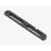 BBB AdaptRail Mounting Bracket BBC-120 for bike bottle cages and accessories, shown attached to a bicycle frame.