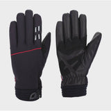 Black BBB BWG-22 ColdShield winter gloves in XS, windproof and breathable softshell fabric, suitable for cold weather outdoor activities.