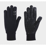 BBB RaceShield Winter Gloves BWG-11 with anti-slip grip and extended cuff, shown in black with padded palms for winter cycling.