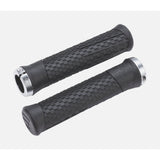 BBB Python Grips BHG-95 mountain bike handlebar grips with lockring, slip-resistant rubber for secure mountain biking.
