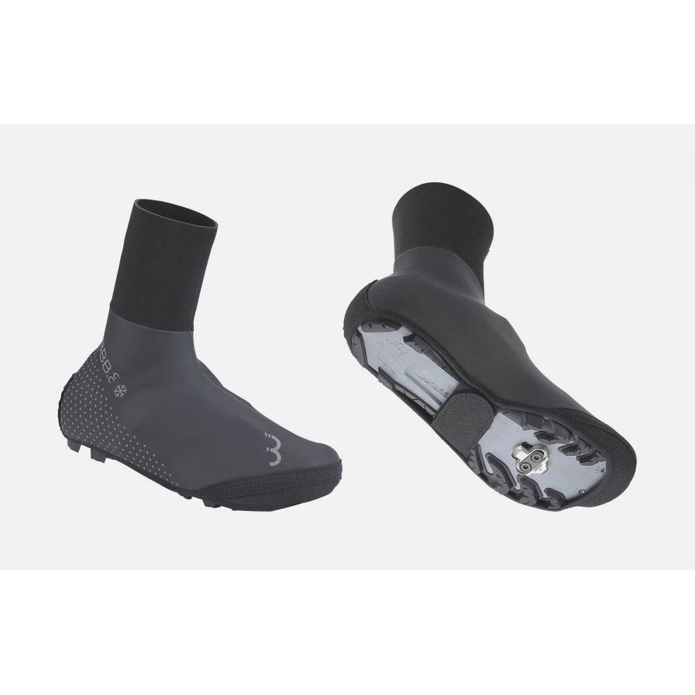 BBB UltraWear waterproof shoe covers with zipperless design, reflective safety features, ideal for protecting footwear in wet conditions.