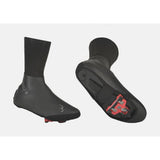 BBB UltraWear waterproof neoprene cycling overshoes with zipperless design, providing protection and durability for cycling footwear.