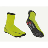 BBB WaterFlex Shoe Covers V2 overshoes in black, waterproof and reflective, designed to protect cycling shoes from water and mud.